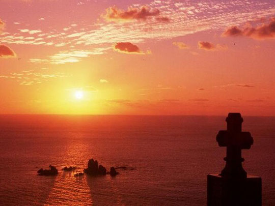 天草下田温泉 望洋閣 夕陽