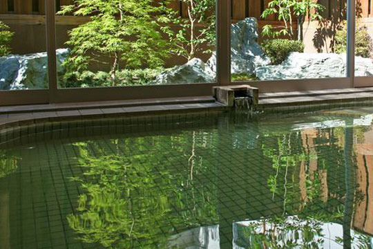 月岡温泉 広瀬館 ひてんの音