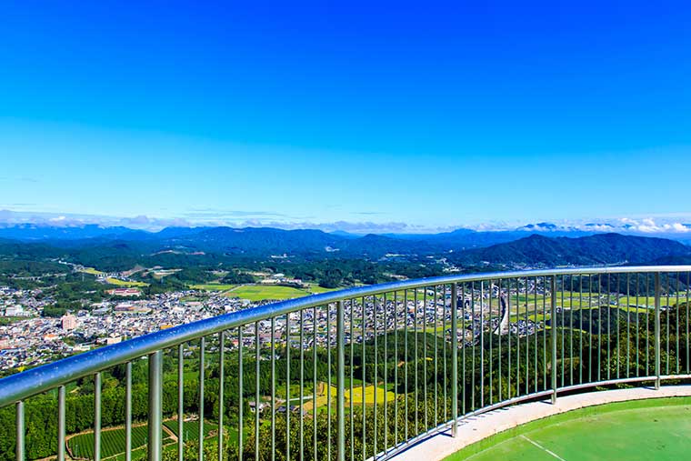 嬉野温泉 立岩展望台からの眺め