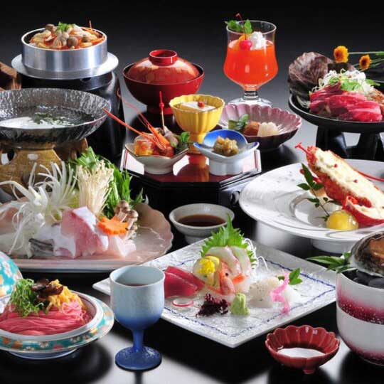 白浜温泉ホテル三楽荘 料理