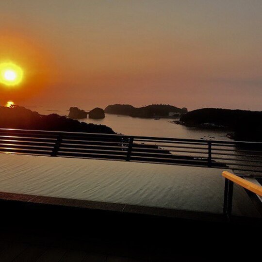 紀州・白浜温泉むさし 和邸専用展望風呂「天空」