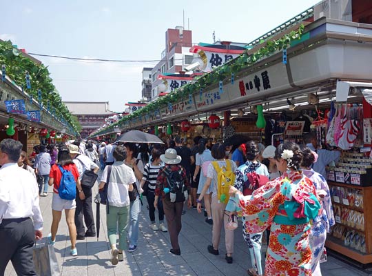 浅草寺 仲見世通り