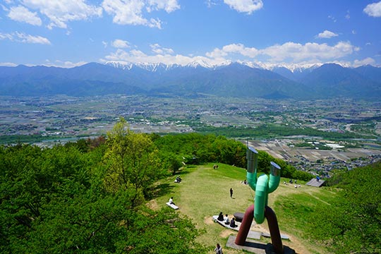 長峰山休憩展望台