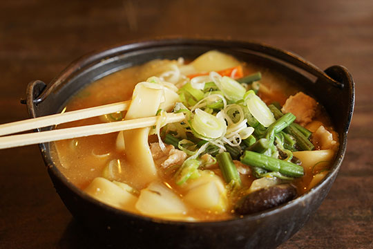 山梨名物「ほうとう」