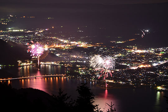 河口湖湖上祭