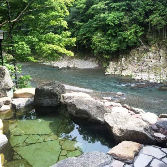 龍神温泉 上御殿 露天風呂