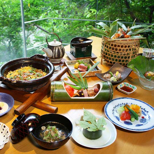 妙見石原荘 夕食