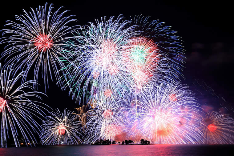 松江水郷祭 湖上花火大会