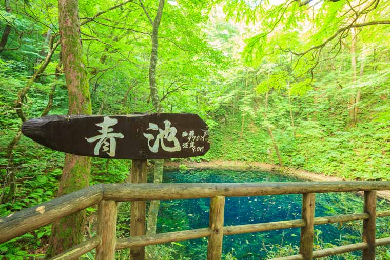 十二湖(青池)