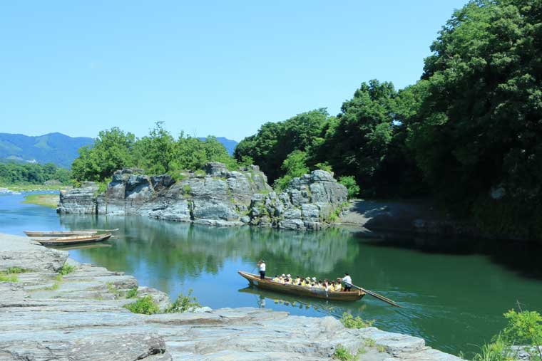 長瀞の川下り