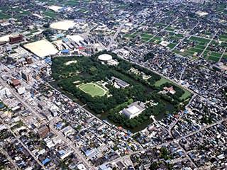 高岡城跡(画像提供:高岡市)