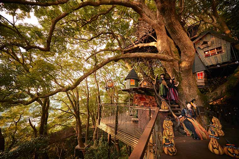 星野リゾート リゾナーレ熱海「森の空中基地 くすくす~ハロウィン体験~」