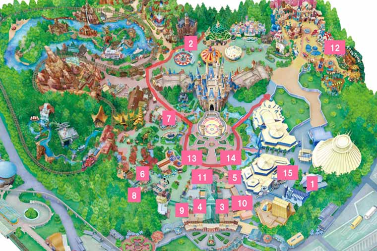 「ベリー・ベリー・ミニー!」MAP
