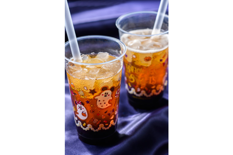 スパークリングブラックティータピオカドリンク