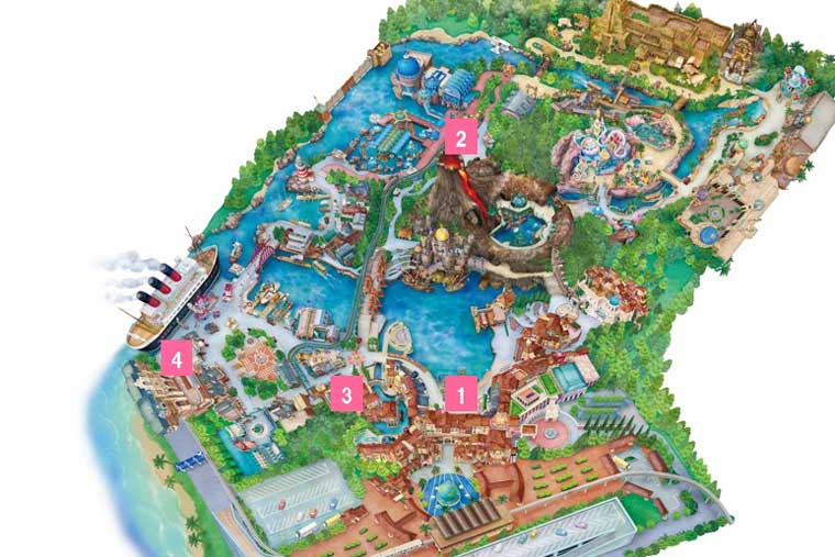 東京ディズニーシーMAP