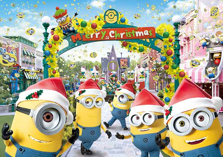 ユニバーサル・スタジオ・ジャパン「ミニオン・パークのイエロー・クリスマス」