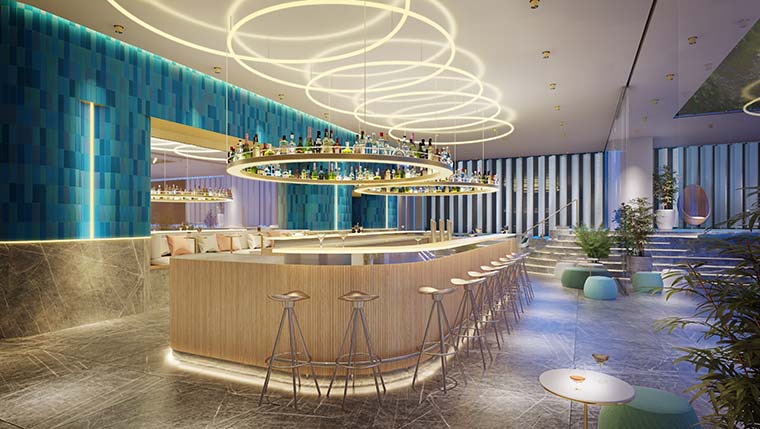 Wホテル大阪 bar