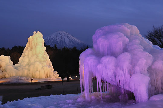 西湖樹氷まつり