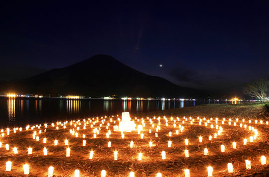 山中湖 富士山雪まつり