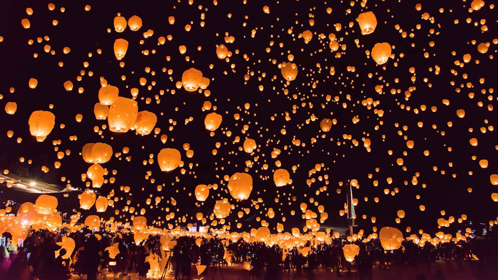 japanese fire lanterns