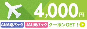 ANA/JAL4000円クーポン