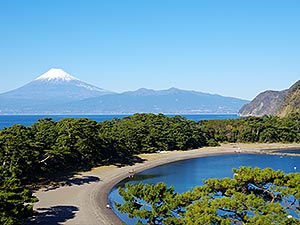 御浜崎の富士山