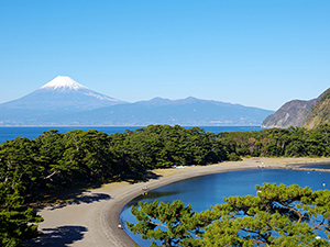 御浜崎の富士山