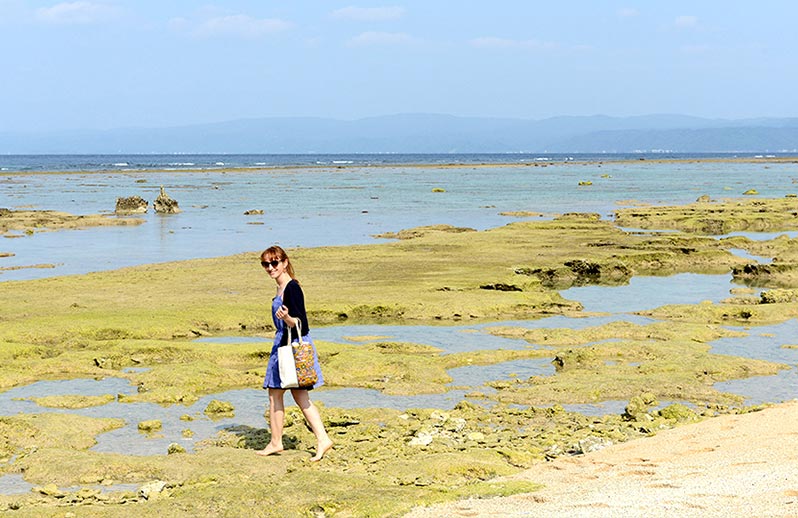 トケイ浜古宇利島の美しく楽しい天然ビーチ