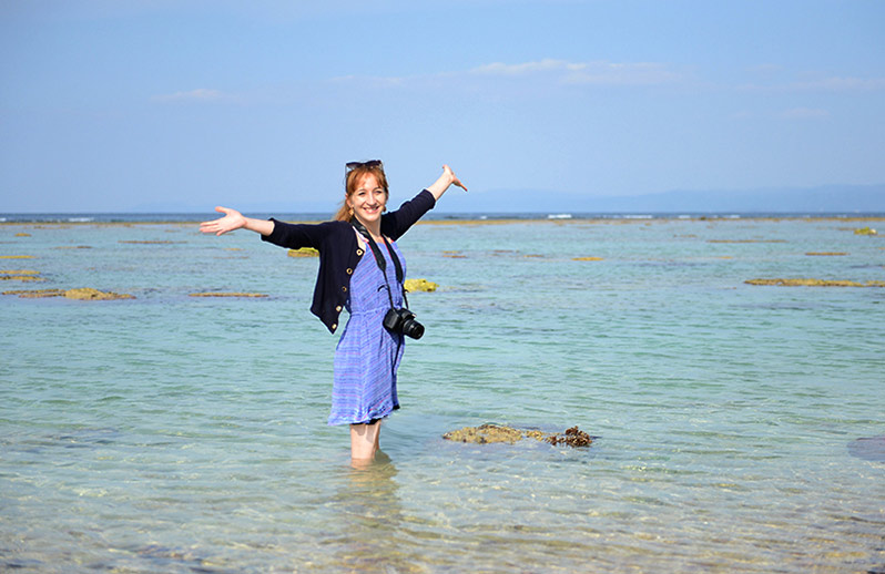 トケイ浜古宇利島の美しく楽しい天然ビーチ