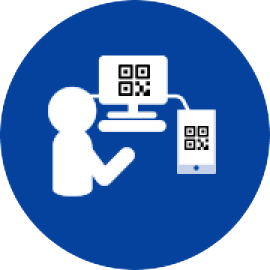 QRコードを取得