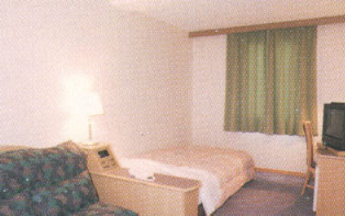 都城グリーンホテルの客室の写真