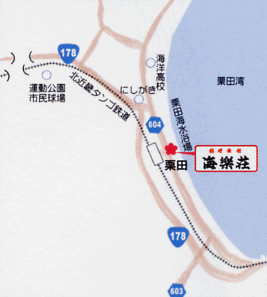 地図：海楽荘
