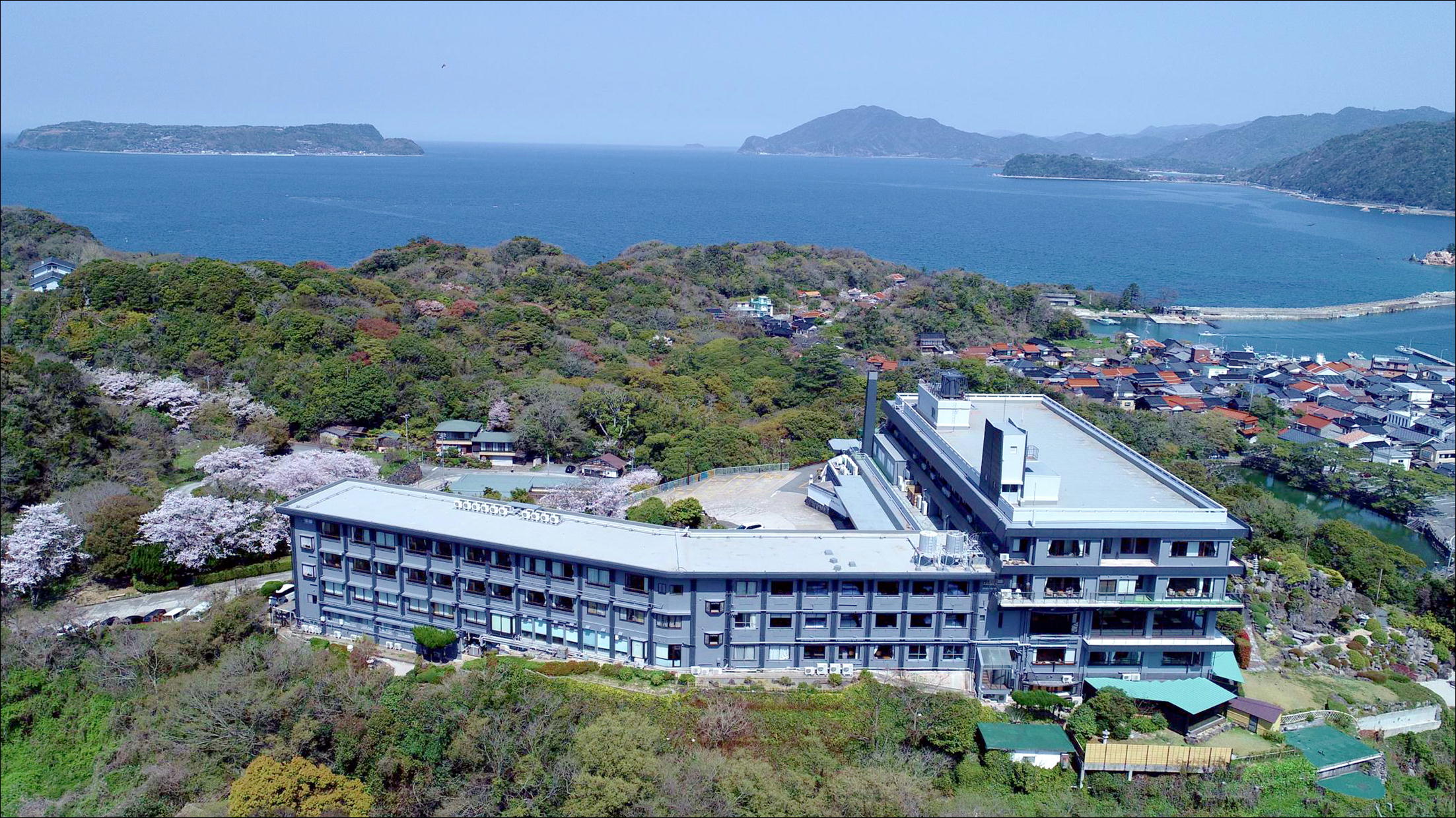 萩温泉郷　日本海を一望する絶景の宿　萩観光ホテル　外観写真