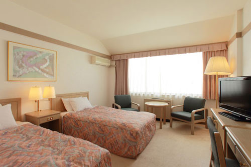 サホロリゾートホテルの客室の写真