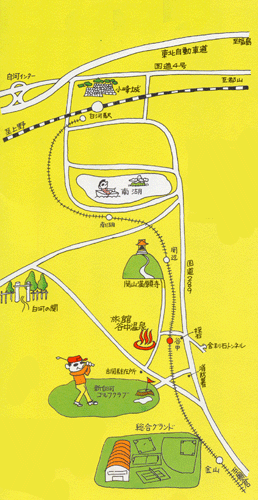 旅館　谷中ノ湯への概略アクセスマップ