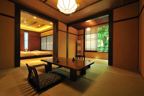 那須高原の宿　山水閣の客室の写真