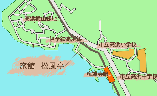 旅館　松風亭 地図
