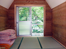 奥・小又川バンガローの客室の写真