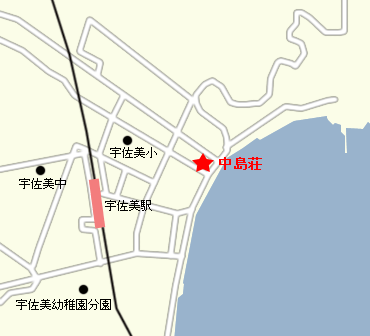 中島荘　＜静岡県＞への概略アクセスマップ