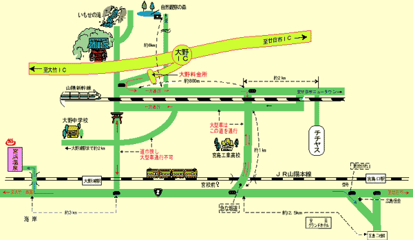 宮浜温泉 庭園の宿 石亭の地図画像