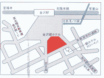 金沢都ホテル 地図