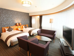 岡山　後楽ホテルの客室の写真