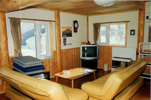 ニセコ　ログ貸別荘　アルバータロッジの客室の写真