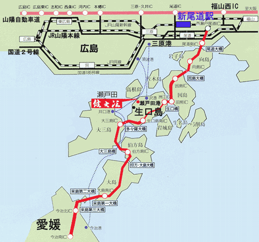 住之江旅館への概略アクセスマップ
