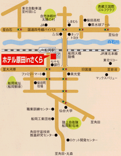 ホテル原田ｉｎさくら 地図