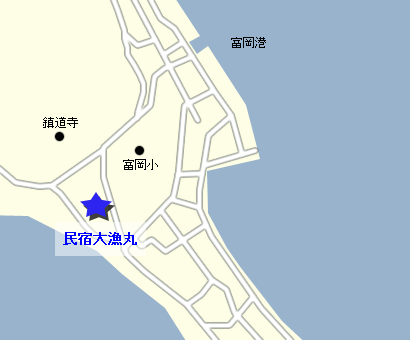 民宿大漁丸の地図画像