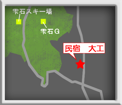 地図：民宿　大工