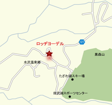 地図：ロッヂヨーデル
