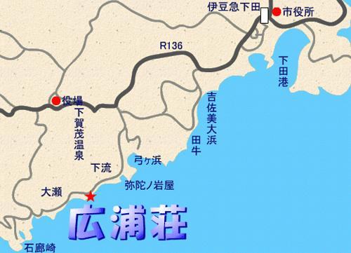広浦荘の地図画像