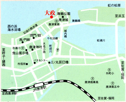 旅館　大政 地図